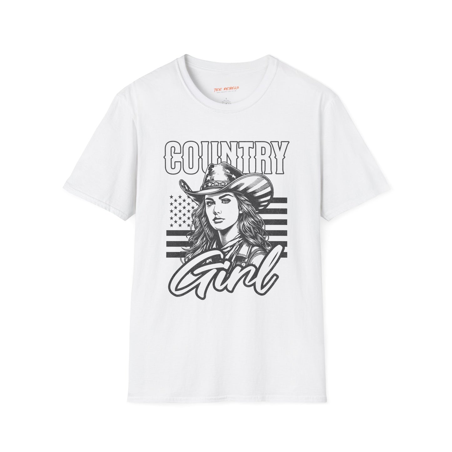 Country Girl Unisex Streetwear T-Shirt | American Girl Graphic T-Shirt | Country Rebel Frequency