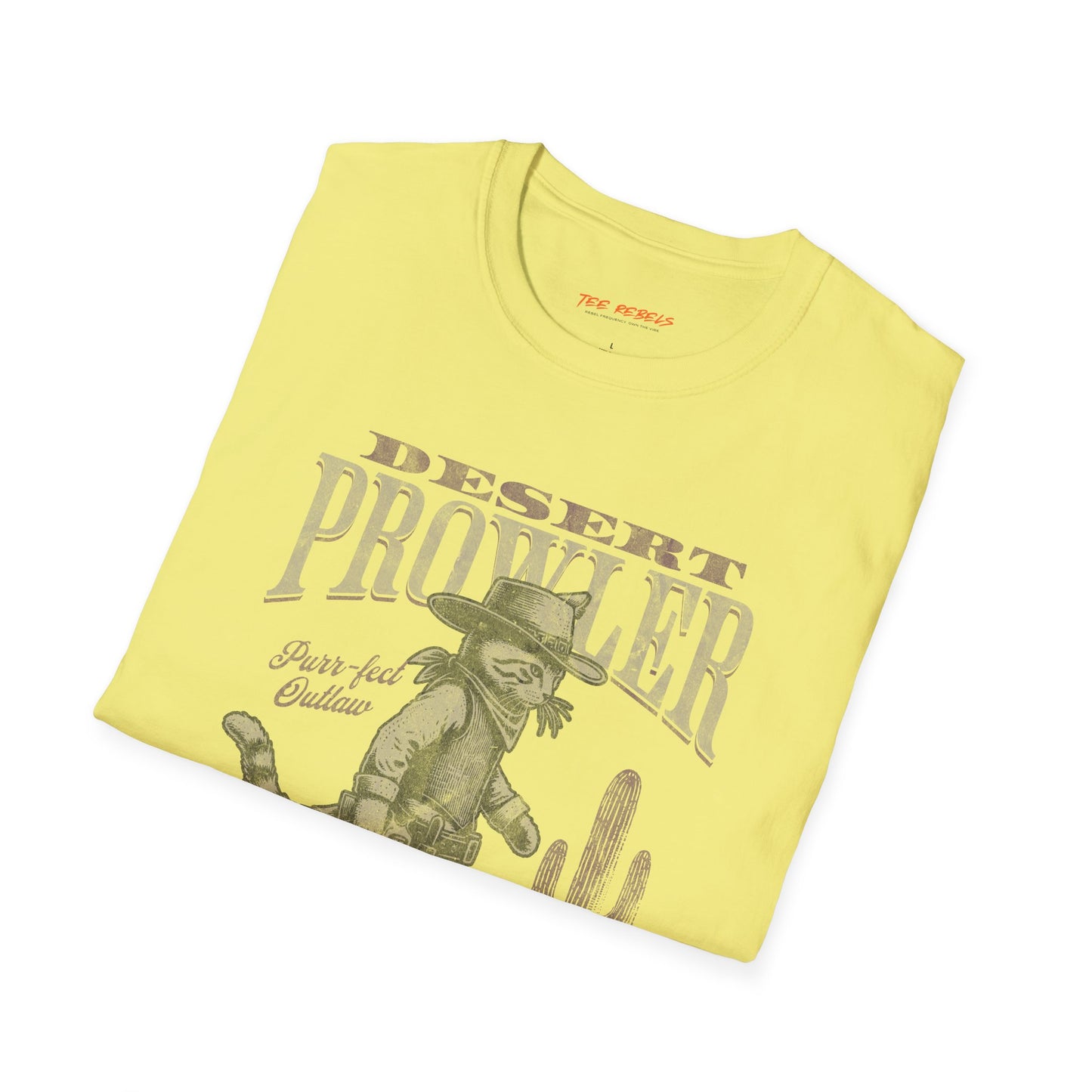 Desert Prowler Unisex Streetwear T-Shirt | American West Graphic T-Shirt | Desert Rebel Frequency