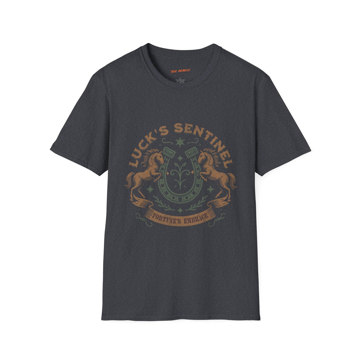 Luck's Sentinel Unisex Streetwear T-Shirt | American West Graphic T-Shirt | Sentinel Rebel Frequency