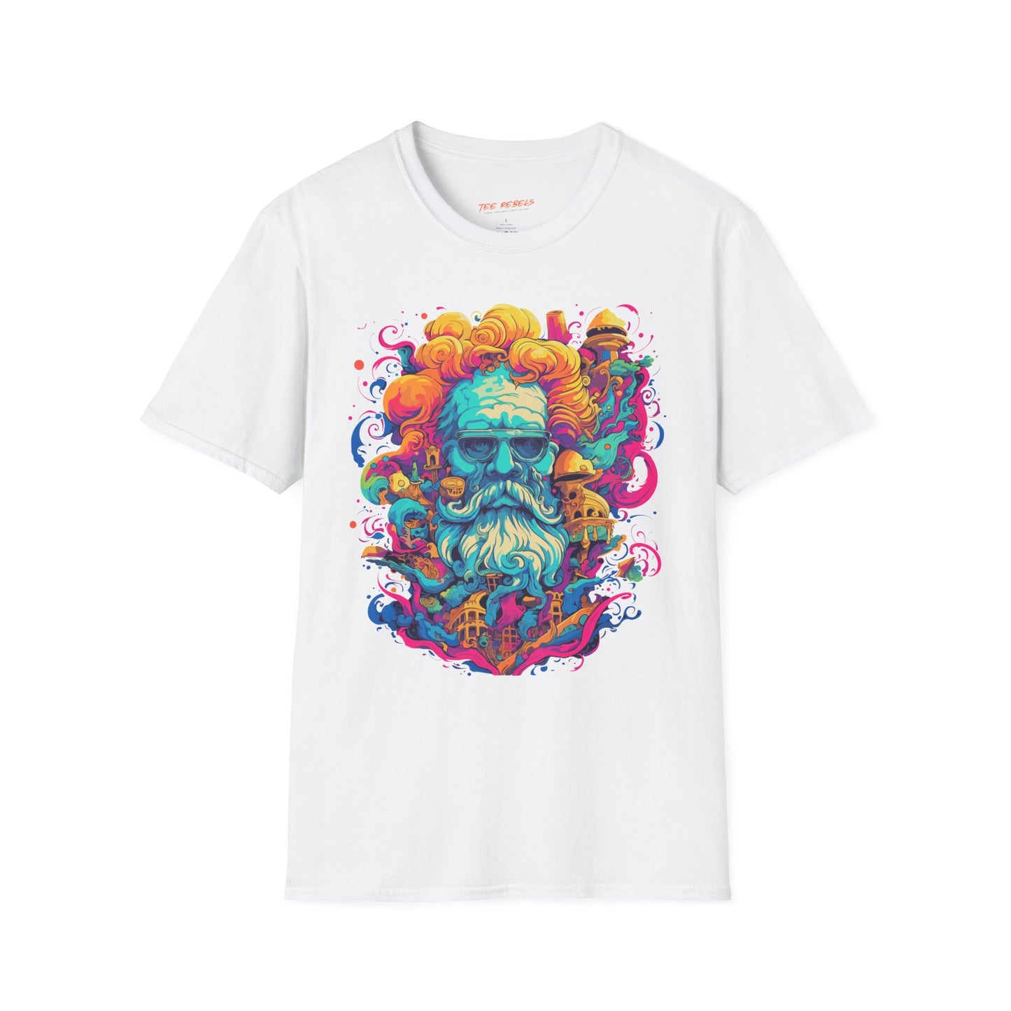 Psychedelic Zeus Unisex T-Shirt | Zeus Rebel Frequency