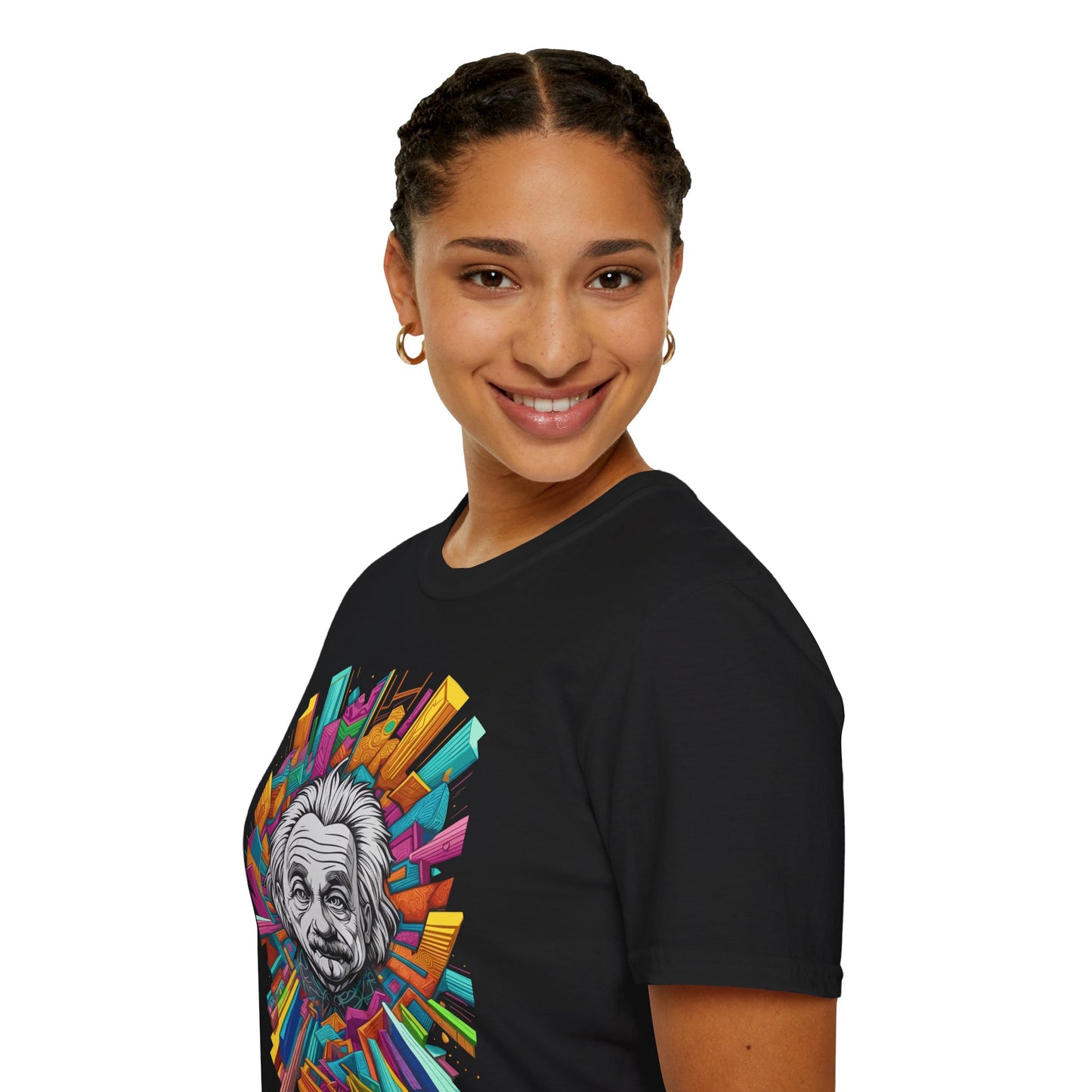Psychedelic Albert Einstein Unisex T-Shirt | Einstein Rebel Frequency