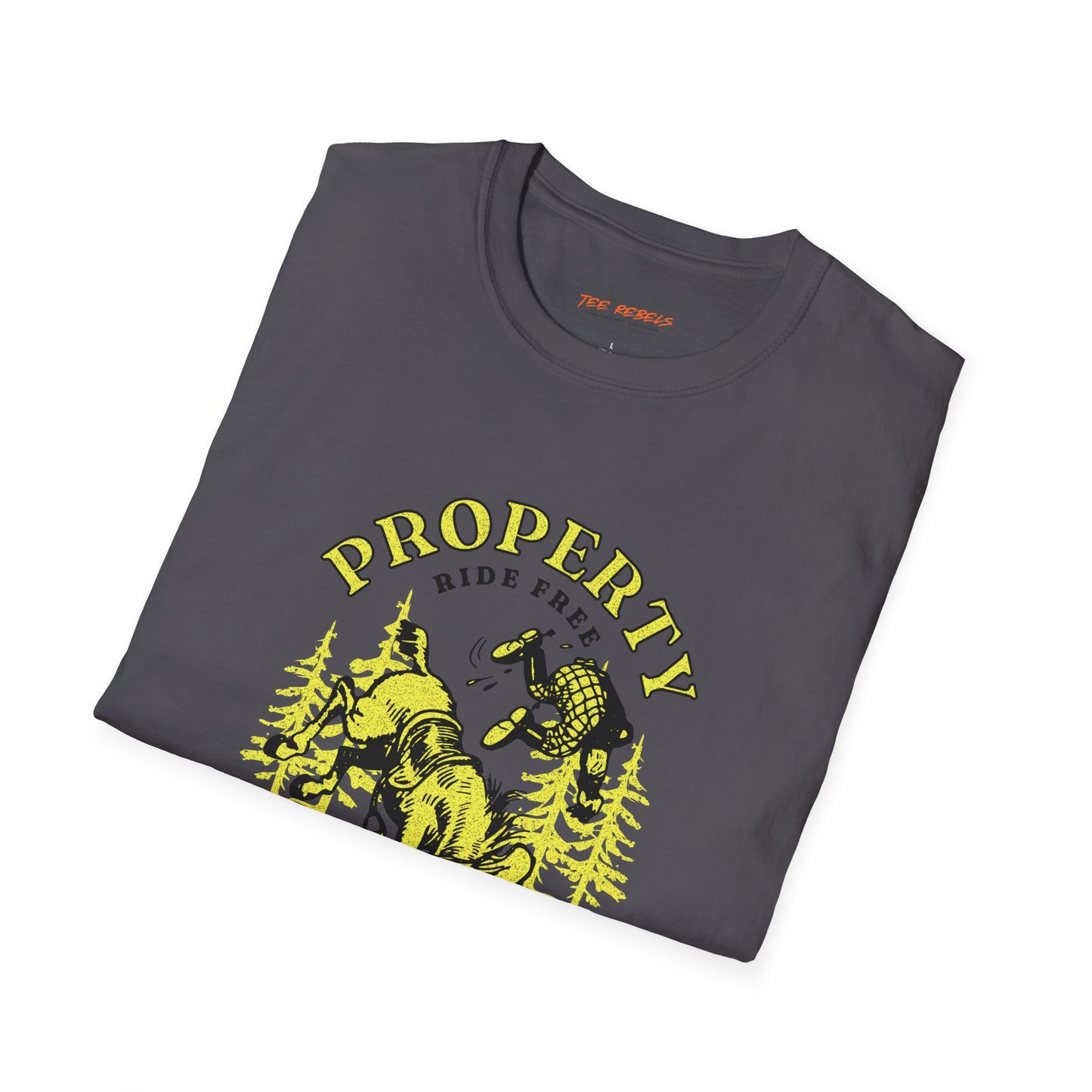 Property of Nobody Unisex Streetwear T-Shirt | Cowboy Graphic T-Shirt | Cowboy Rebel Frequency