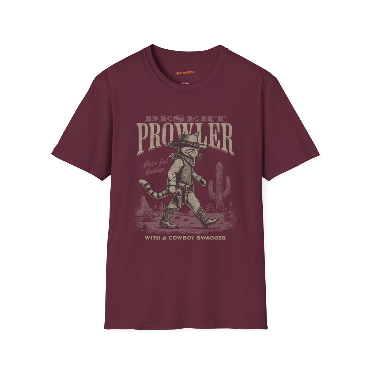 Desert Prowler Unisex Streetwear T-Shirt | American West Graphic T-Shirt | Desert Rebel Frequency