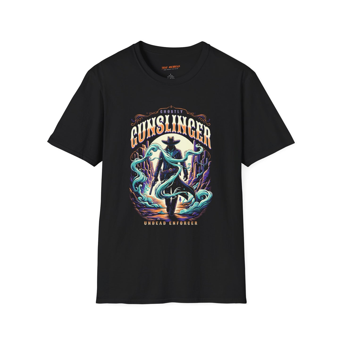 Gunslinger Unisex Streetwear T-Shirt | American Western Graphic T-Shirt | Gunslinger Rebel Frequency