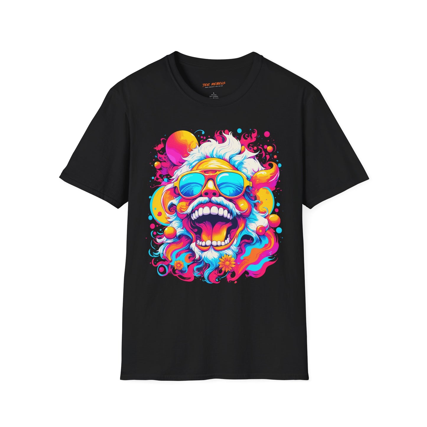 Psychedelic Laughing Man Unisex T-Shirt | Laughing Rebel Frequency