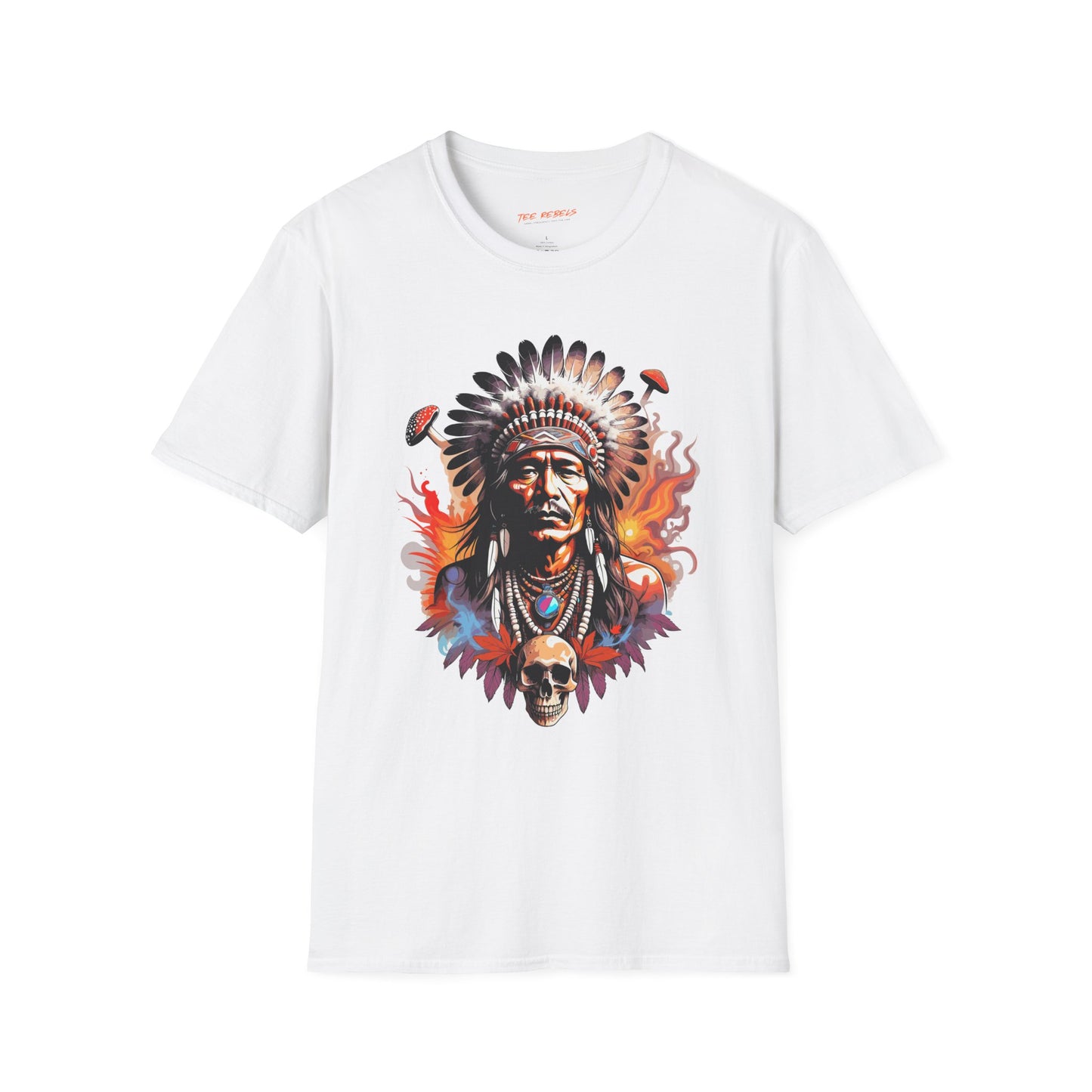Psychedelic Indigenous Man Unisex T-Shirt | Indigenous Rebel Frequency