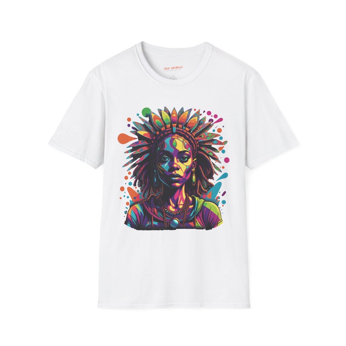 Psychedelic Melananted Lady Unisex T-Shirt | Melananted Rebel Frequency