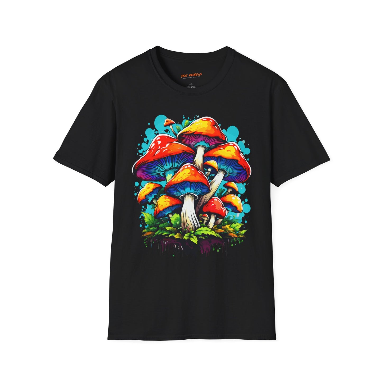 Psychedelic Mushroom Kingdom Unisex T-Shirt | Mushroom Rebel Frequency