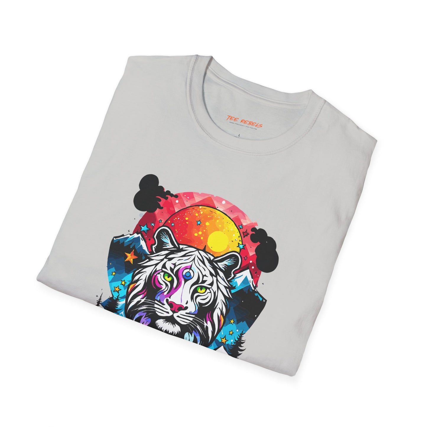 Mystic Tiger Teeshirt | Unisex Softstyle Tee for Nature Lovers | Tiger Frequency