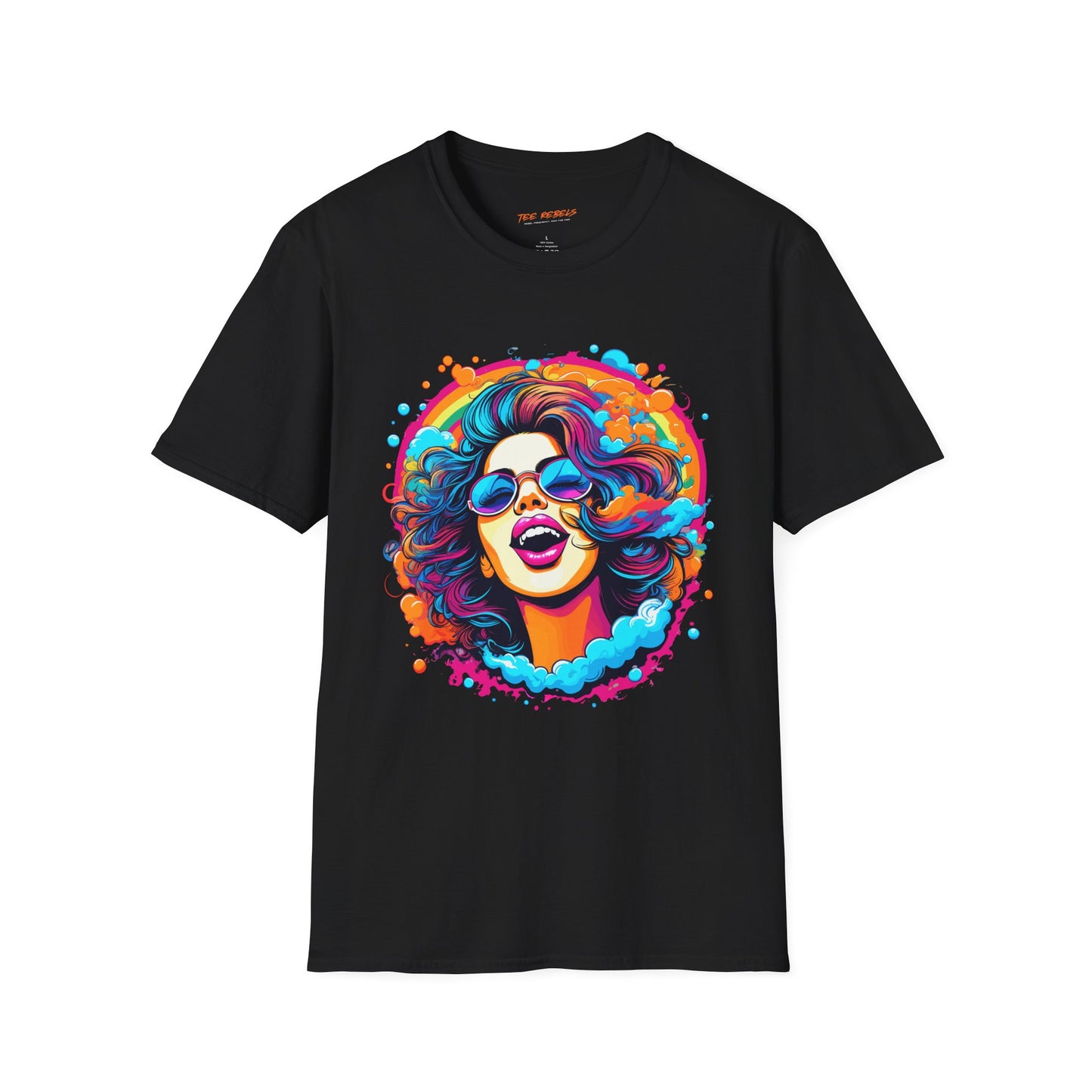 Psychedelic Festy Lady Unisex T-Shirt | Festy Rebel Frequency