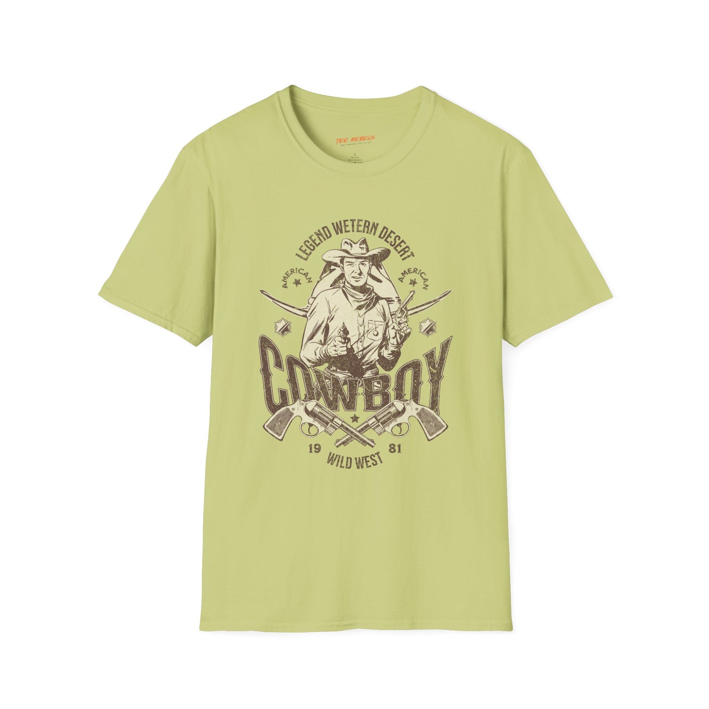 Legend Western Desert Cowboy Unisex Streetwear T-Shirt | Cowboy Graphic T-Shirt | Cowboy Rebel Frequency
