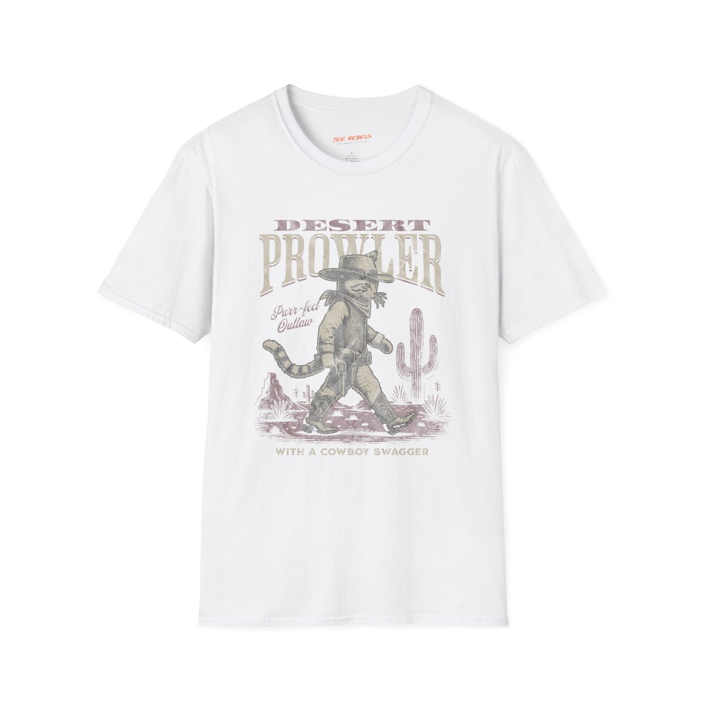 Desert Prowler Unisex Streetwear T-Shirt | American West Graphic T-Shirt | Desert Rebel Frequency