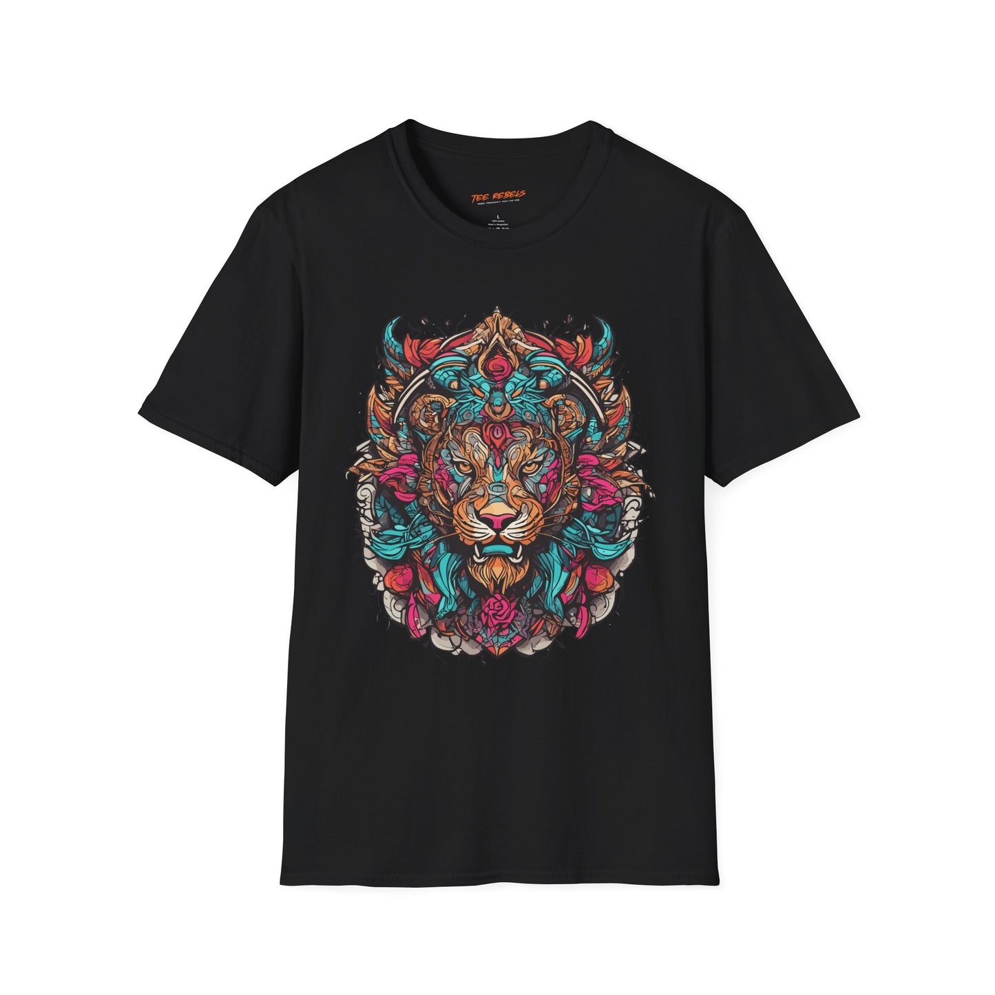 Psychedelic Lion Roar Unisex T-Shirt | Lion Rebel Frequency