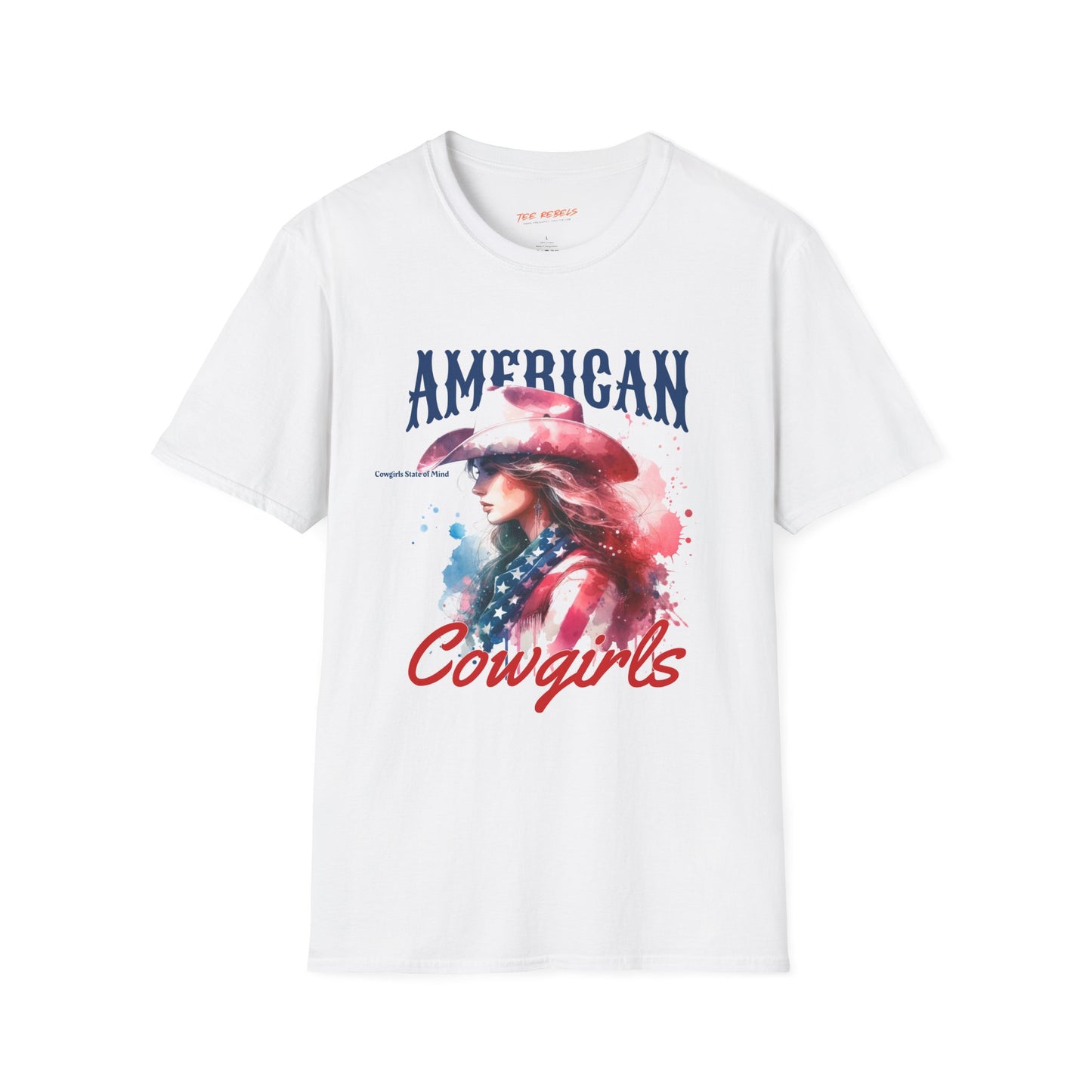 American Cowgirls Unisex Streetwear T-Shirt | American Cowgirl Graphic T-Shirt | Cowgirls Rebel Frequency