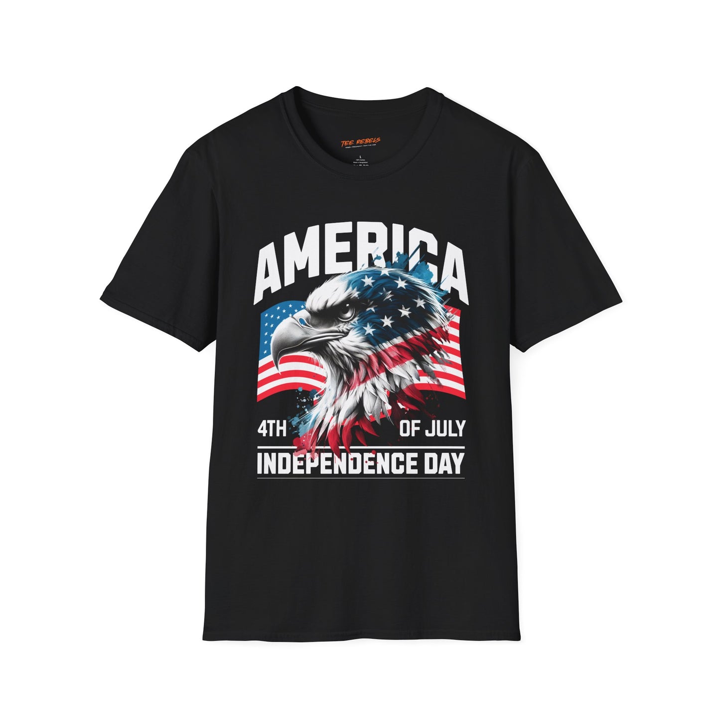 Patriotic America Eagle Unisex Streetwear T-Shirt | America Graphic T-Shirt | 4th of July | Independence Day | Eagle Rebel Frequency