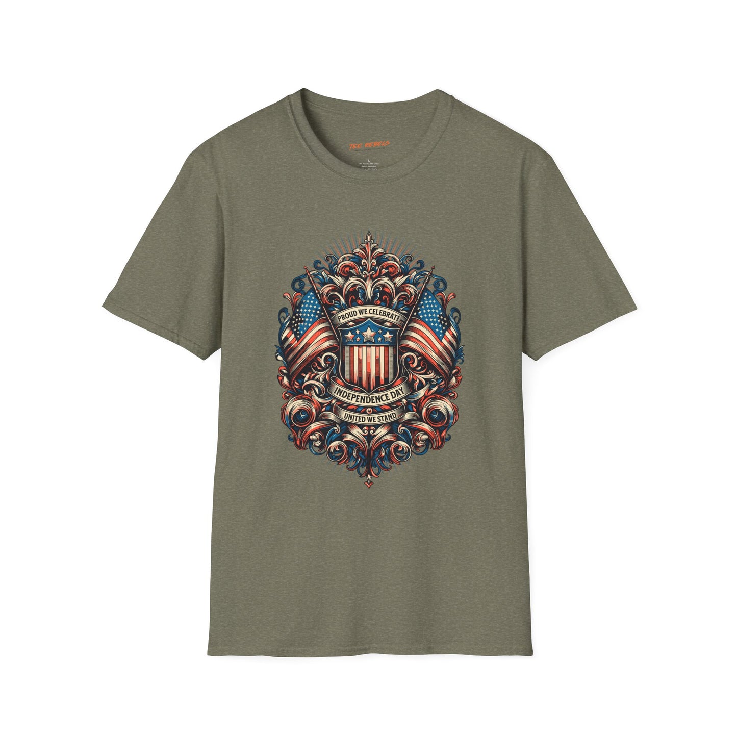 Patriotic Independence Day USA Unisex Streetwear T-Shirt | American Graphic T-Shirt | Patriotic Rebel Frequency