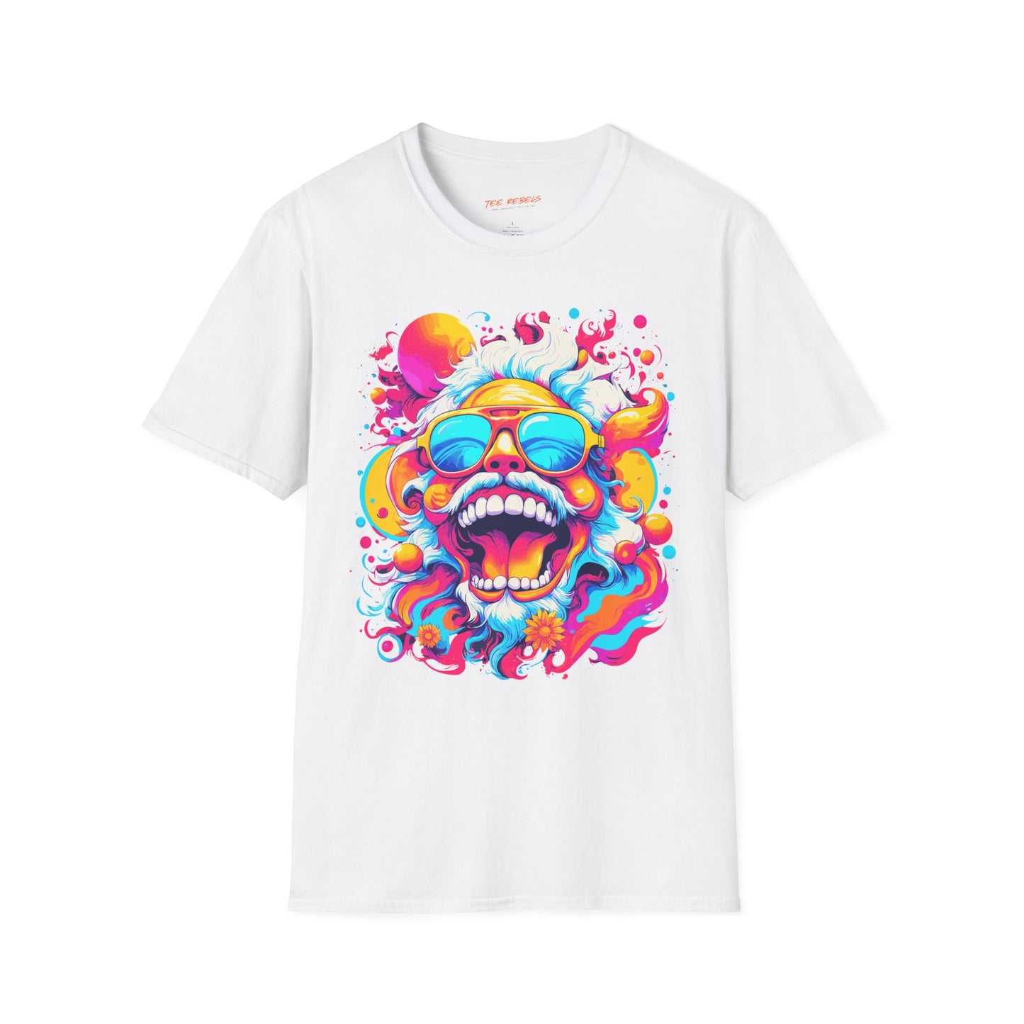 Psychedelic Laughing Man Unisex T-Shirt | Laughing Rebel Frequency