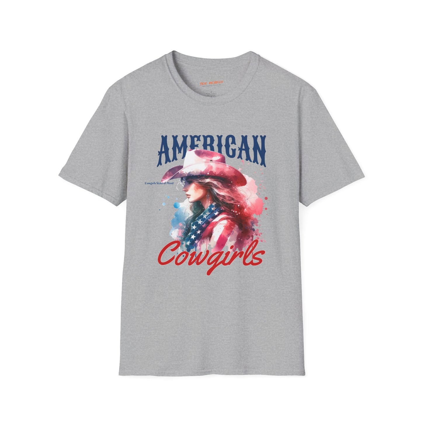 American Cowgirls Unisex Streetwear T-Shirt | American Cowgirl Graphic T-Shirt | Cowgirls Rebel Frequency