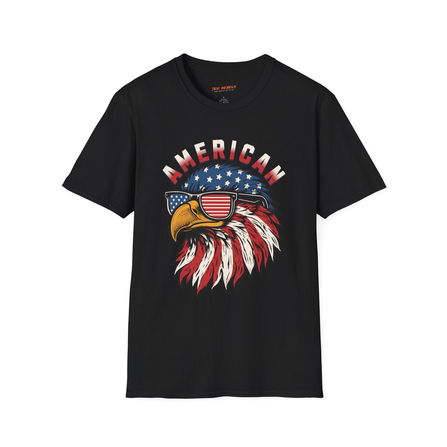American Eagle USA Unisex Streetwear T-Shirt | American Graphic T-Shirt | Eagle Rebel Frequency