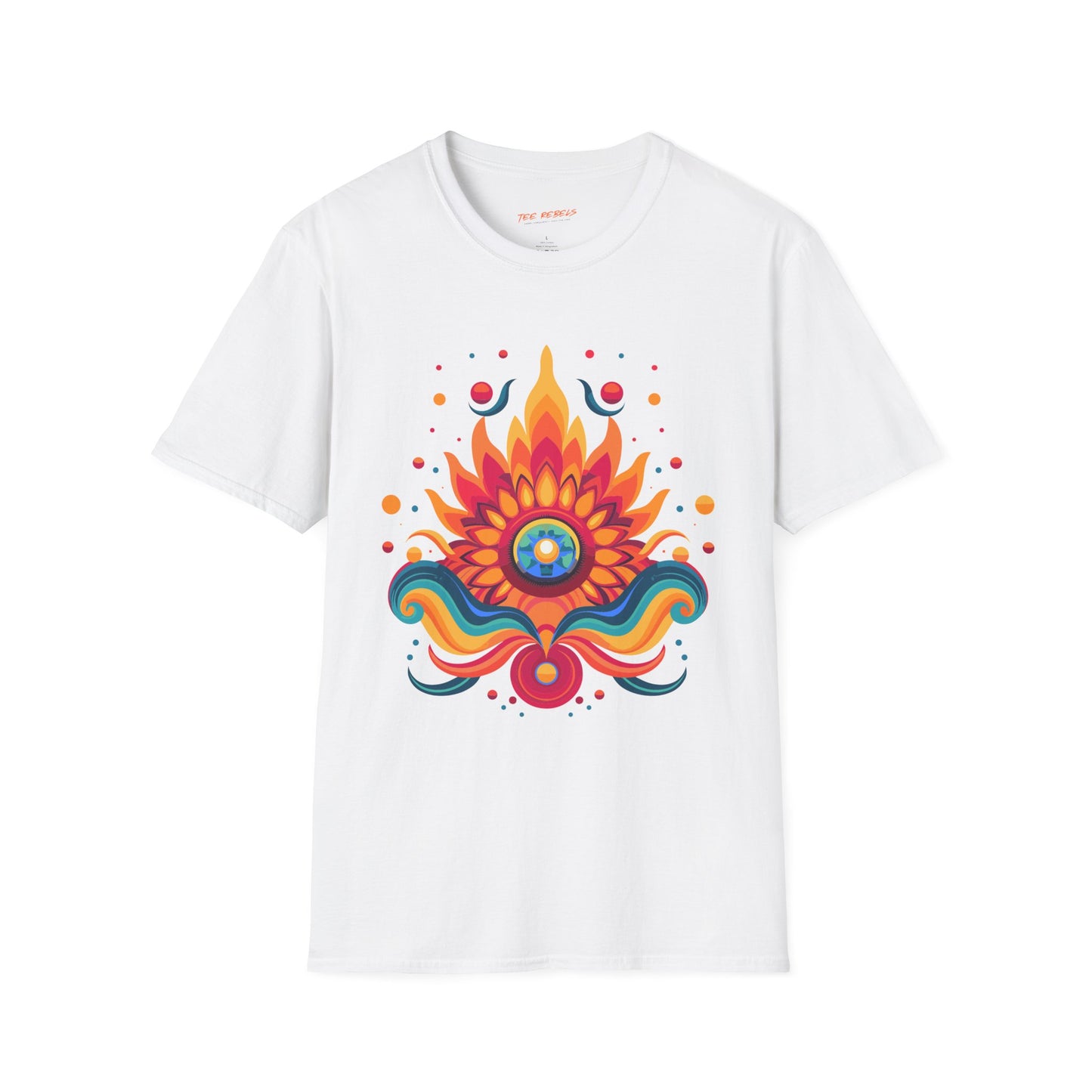 Psychedelic Floral Unisex T-Shirt | Floral Rebel Frequency