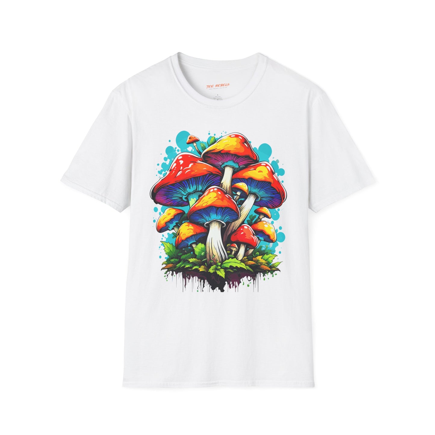 Psychedelic Mushroom Kingdom Unisex T-Shirt | Mushroom Rebel Frequency