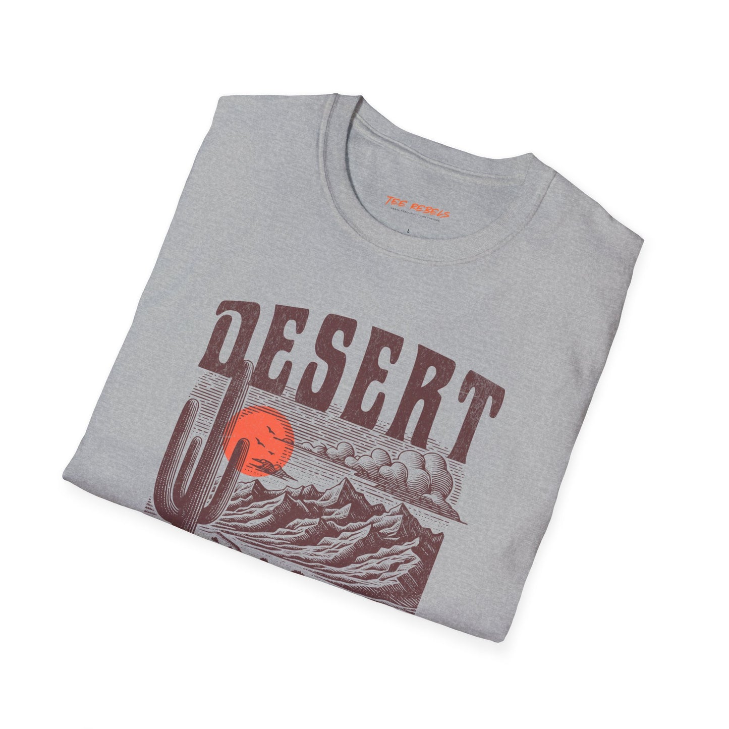 Desert Dreamer Unisex Streetwear T-Shirt | Vintage Western Graphic T-Shirt | Desert Rebel Frequency