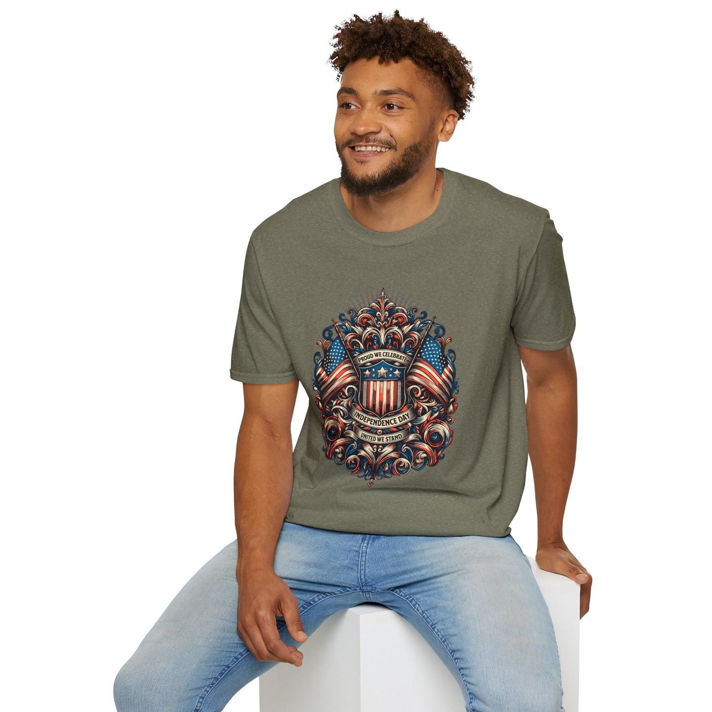Patriotic Independence Day USA Unisex Streetwear T-Shirt | American Graphic T-Shirt | Patriotic Rebel Frequency