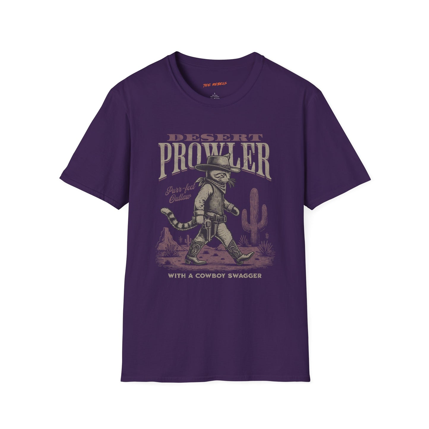 Desert Prowler Unisex Streetwear T-Shirt | American West Graphic T-Shirt | Desert Rebel Frequency
