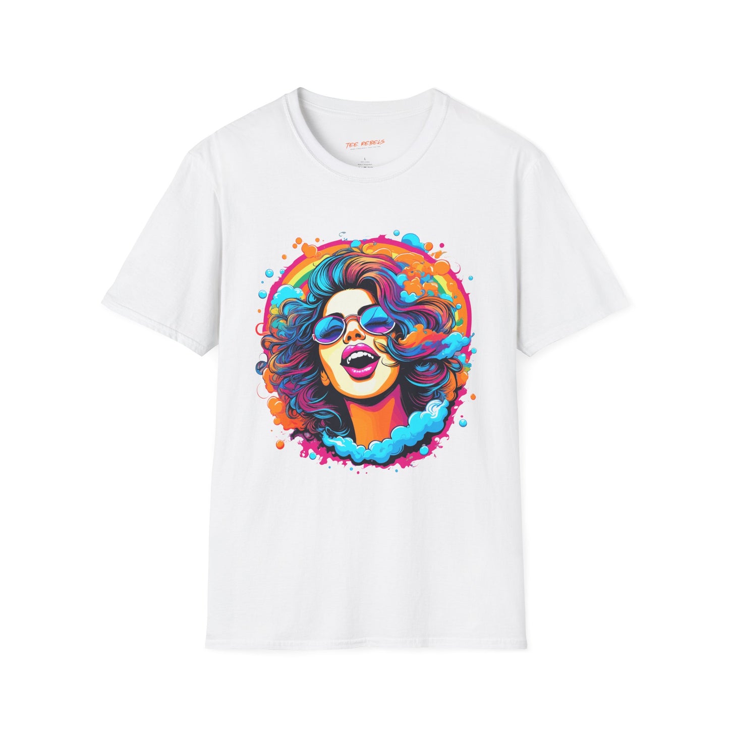 Psychedelic Festy Lady Unisex T-Shirt | Festy Rebel Frequency