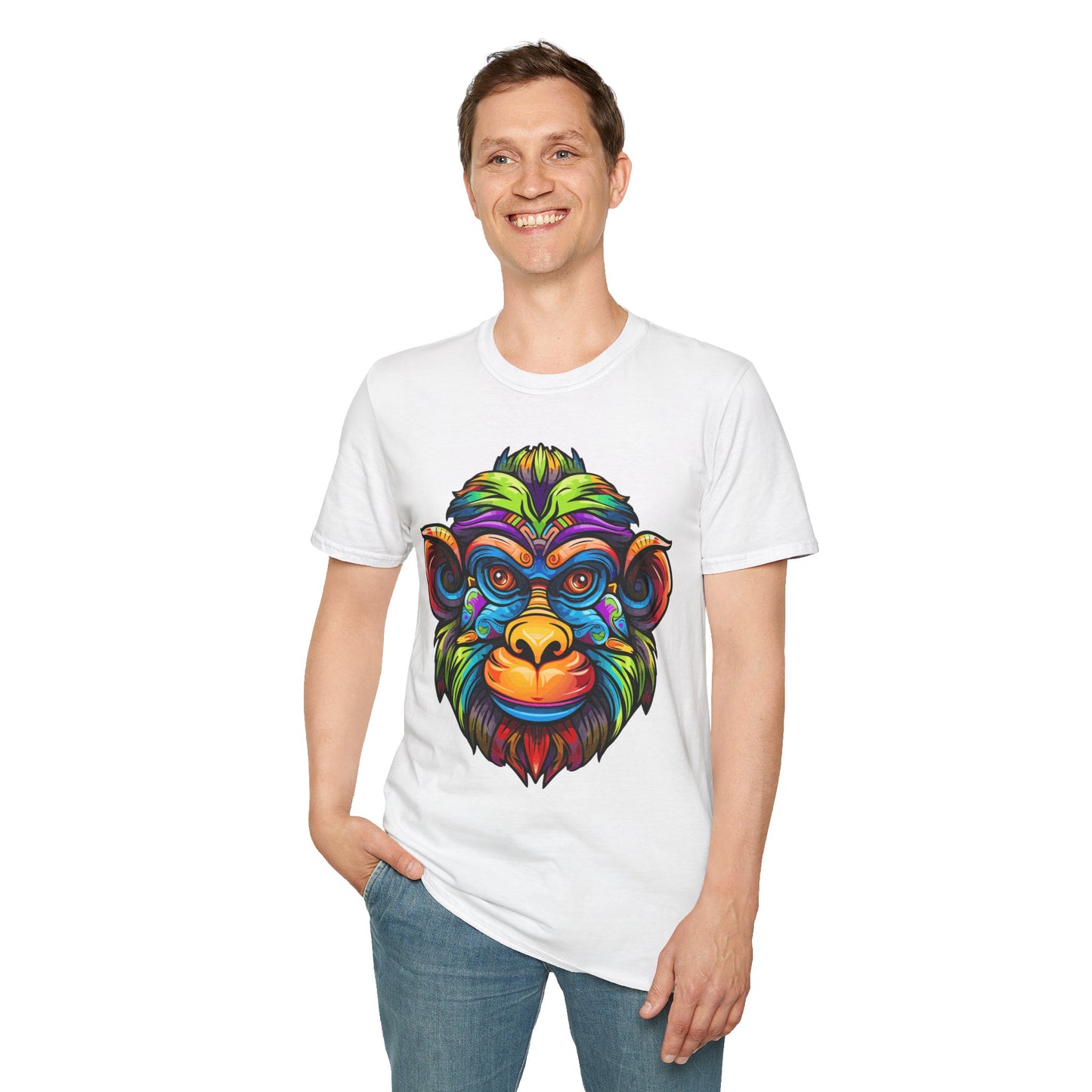 Psychedelic Gorilla Unisex T-Shirt | Gorilla Rebel Frequency