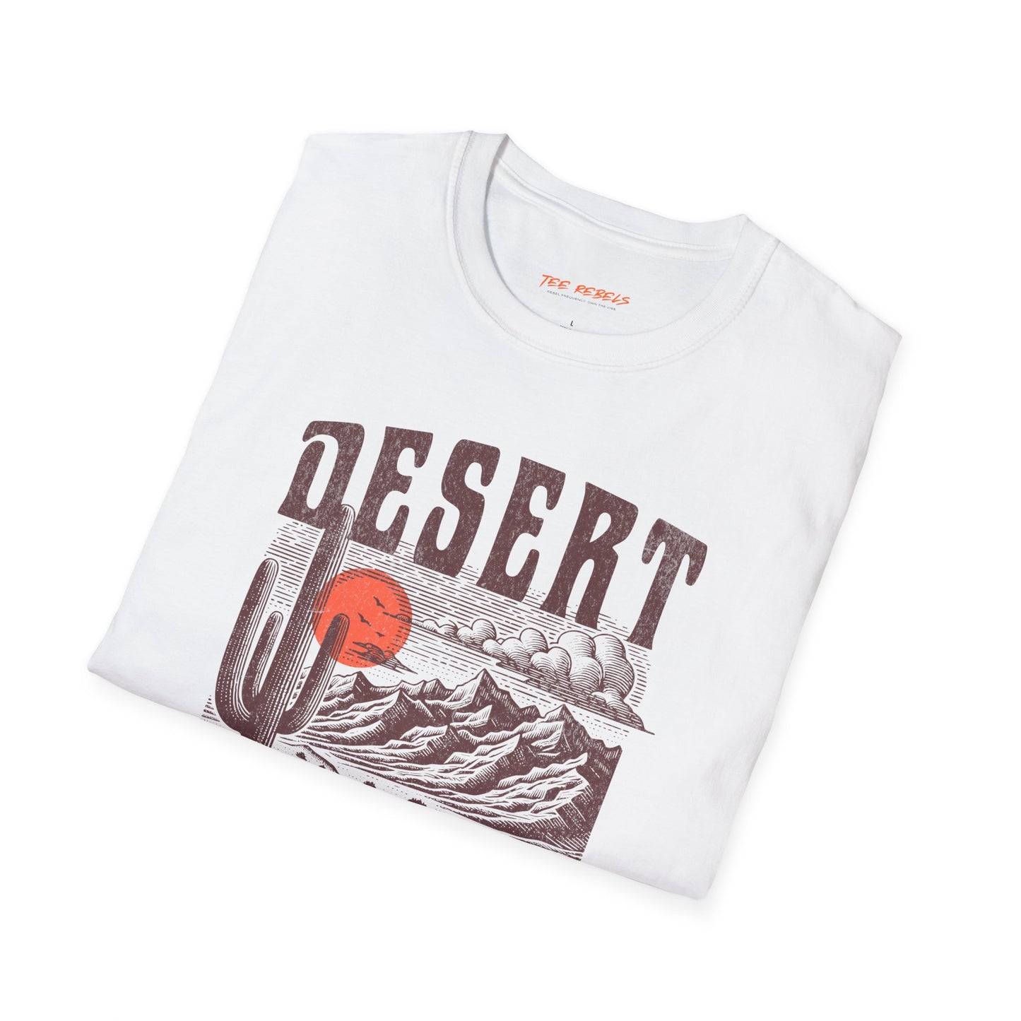 Desert Dreamer Unisex Streetwear T-Shirt | Vintage Western Graphic T-Shirt | Desert Rebel Frequency