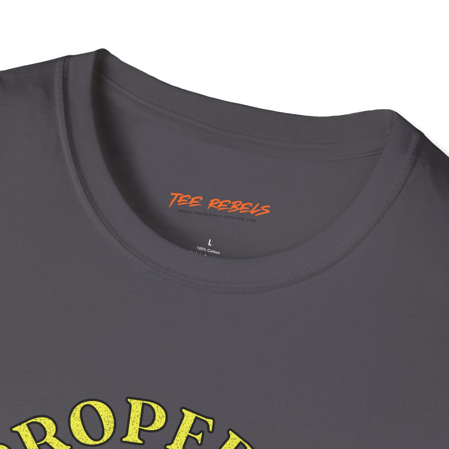 Property of Nobody Unisex Streetwear T-Shirt | Cowboy Graphic T-Shirt | Cowboy Rebel Frequency