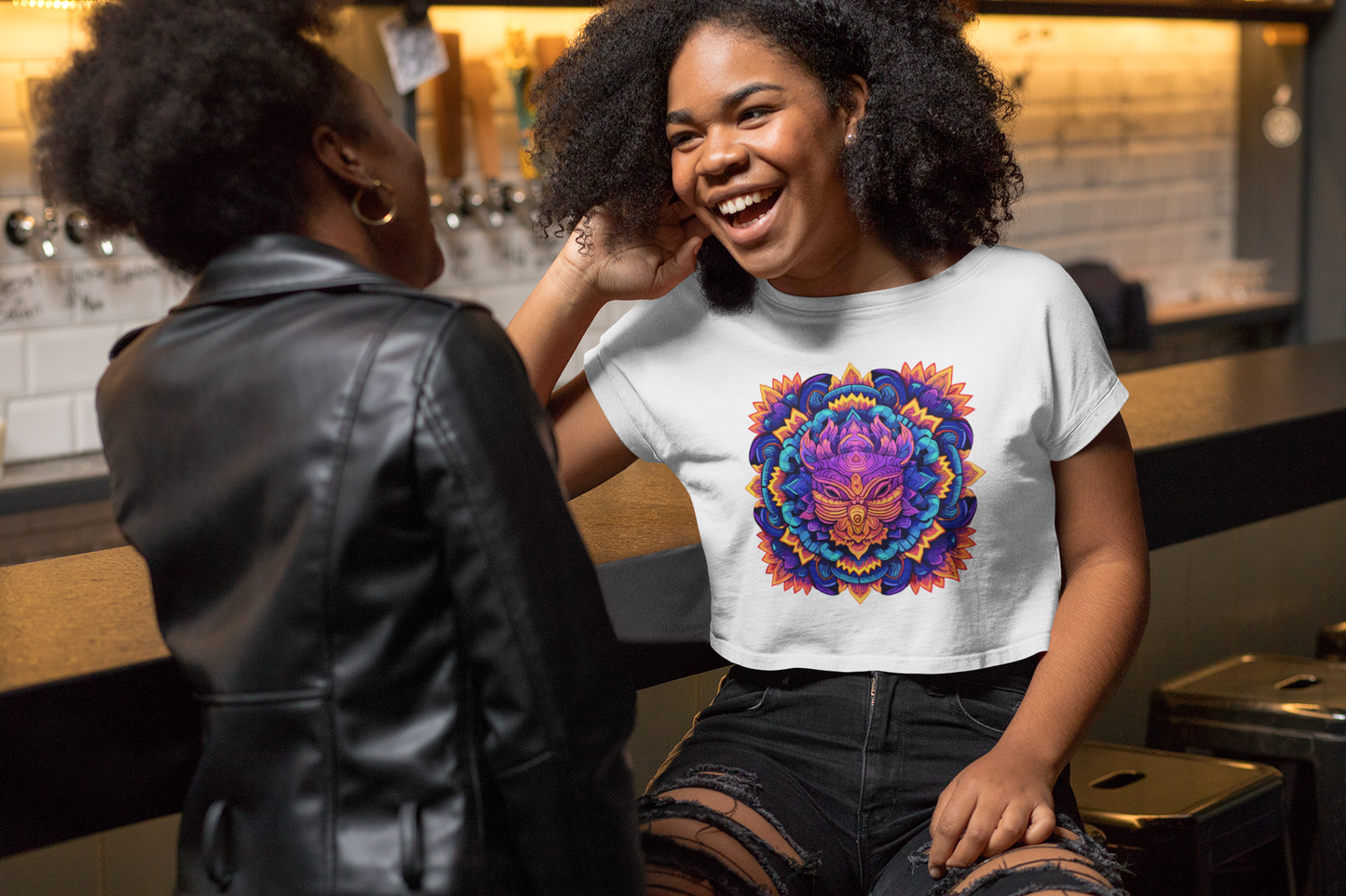 Psychedelic Mandala Unisex T-Shirt | Manadala Rebel Frequency
