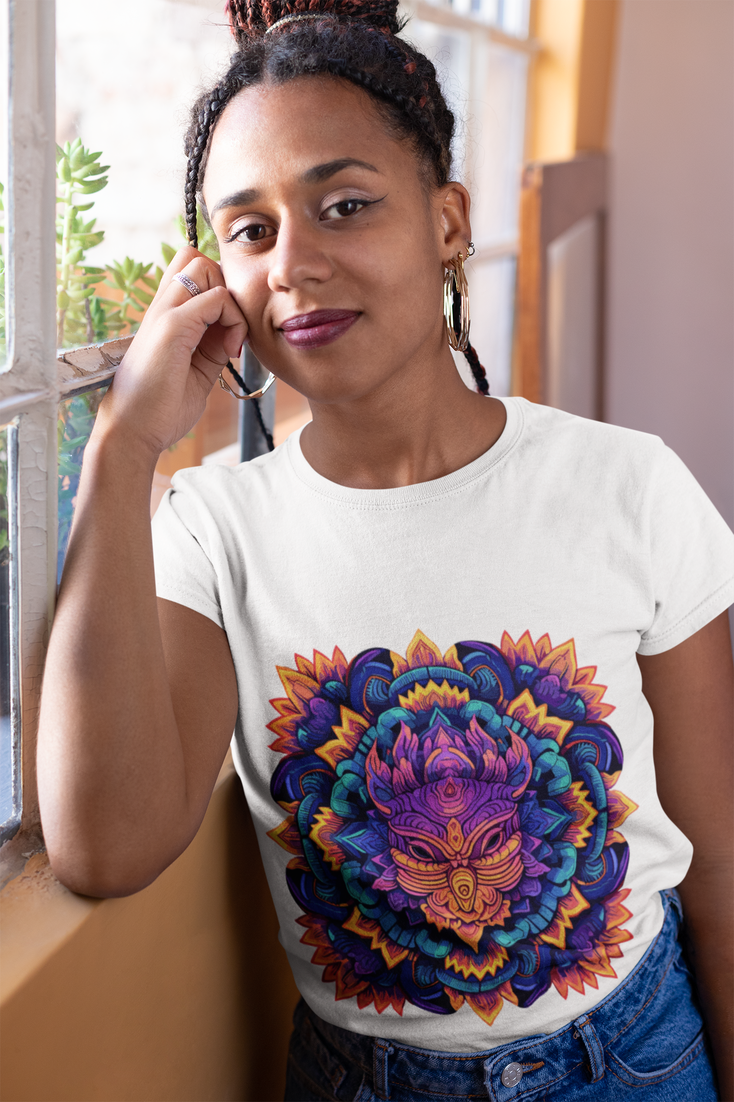 Psychedelic Mandala Unisex T-Shirt | Manadala Rebel Frequency