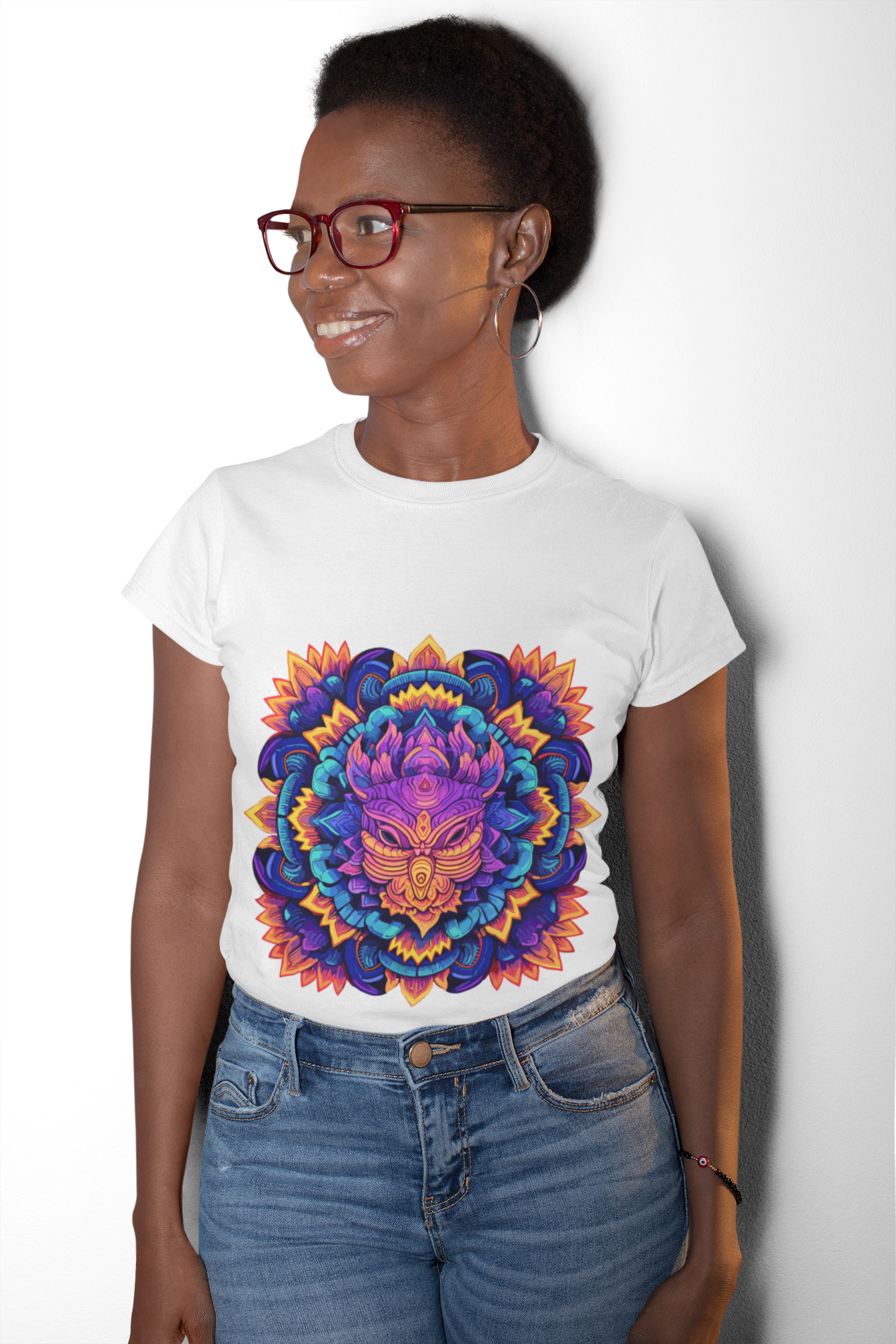 Psychedelic Mandala Unisex T-Shirt | Manadala Rebel Frequency