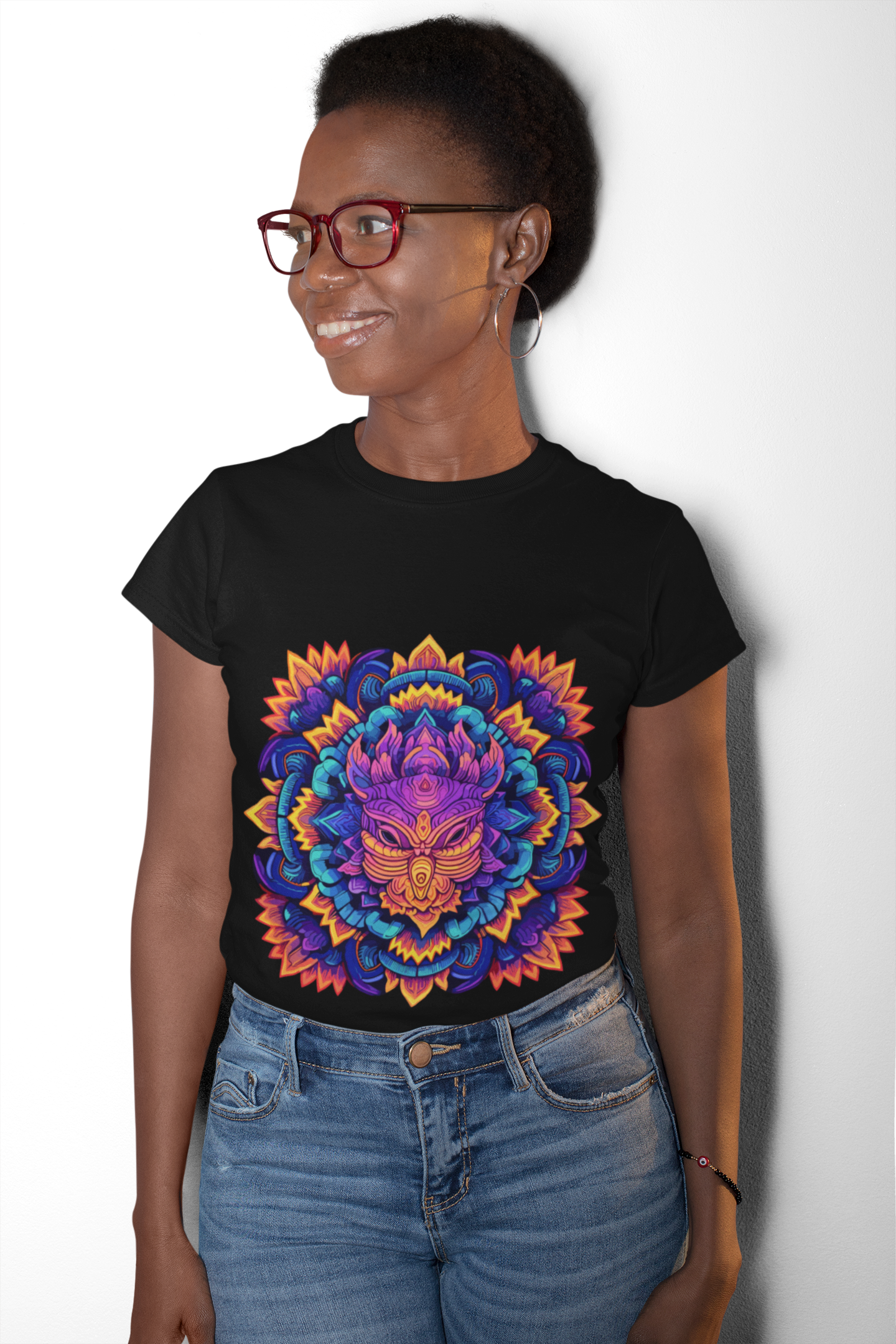 Psychedelic Mandala Unisex T-Shirt | Manadala Rebel Frequency