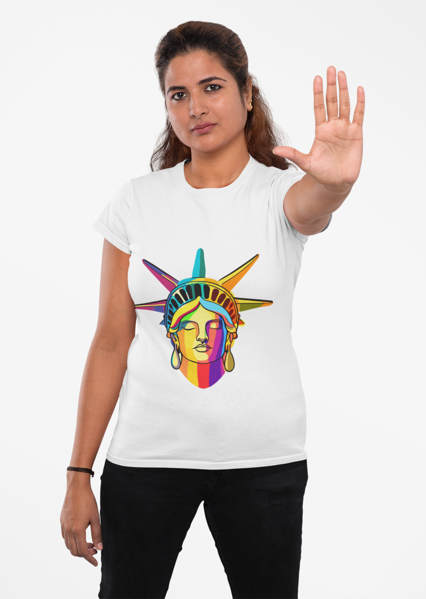 Liberty Ombre Unisex T-Shirt | Liberty Rebel Frequency