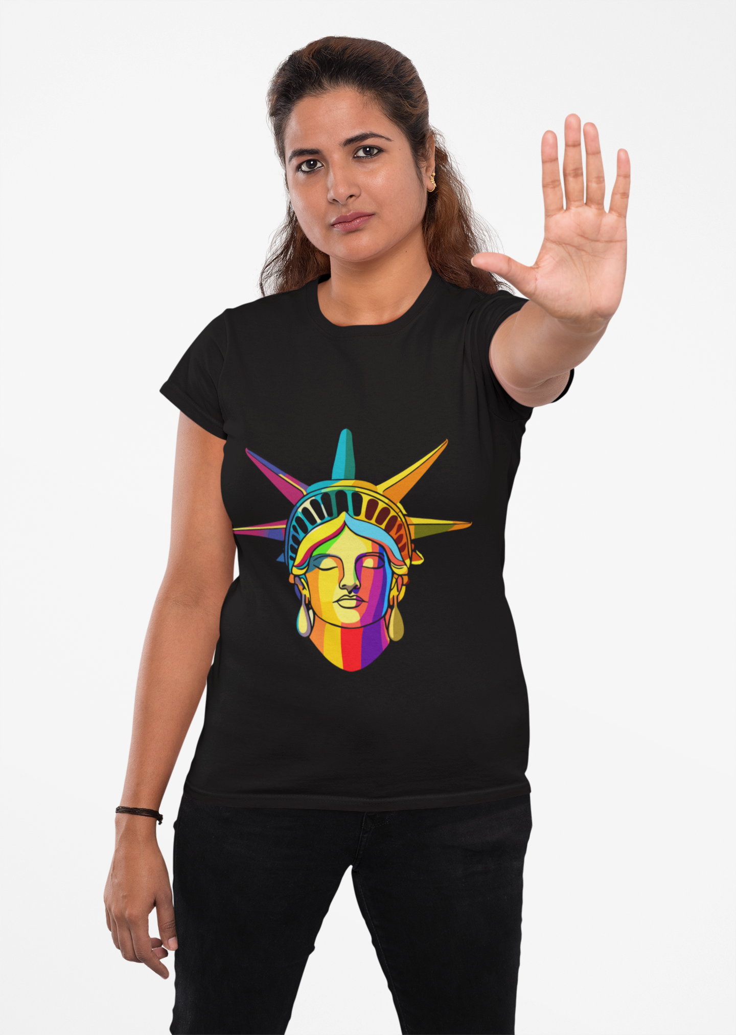 Liberty Ombre Unisex T-Shirt | Liberty Rebel Frequency