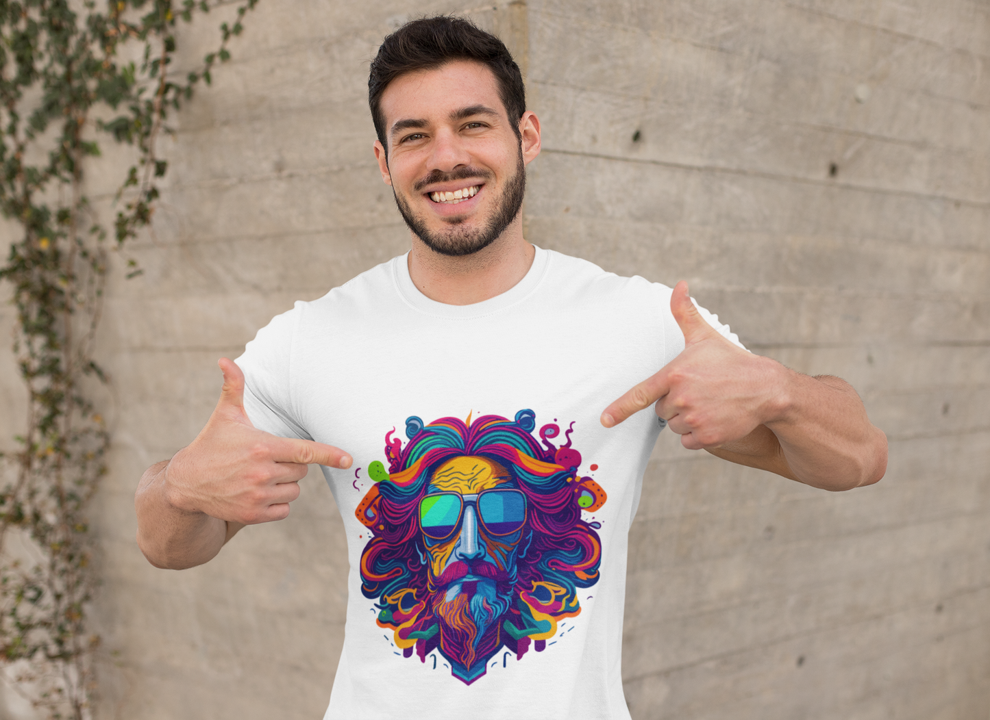 Psychedelic Free Spirit Man Unisex Tee | Man Rebel Frequency