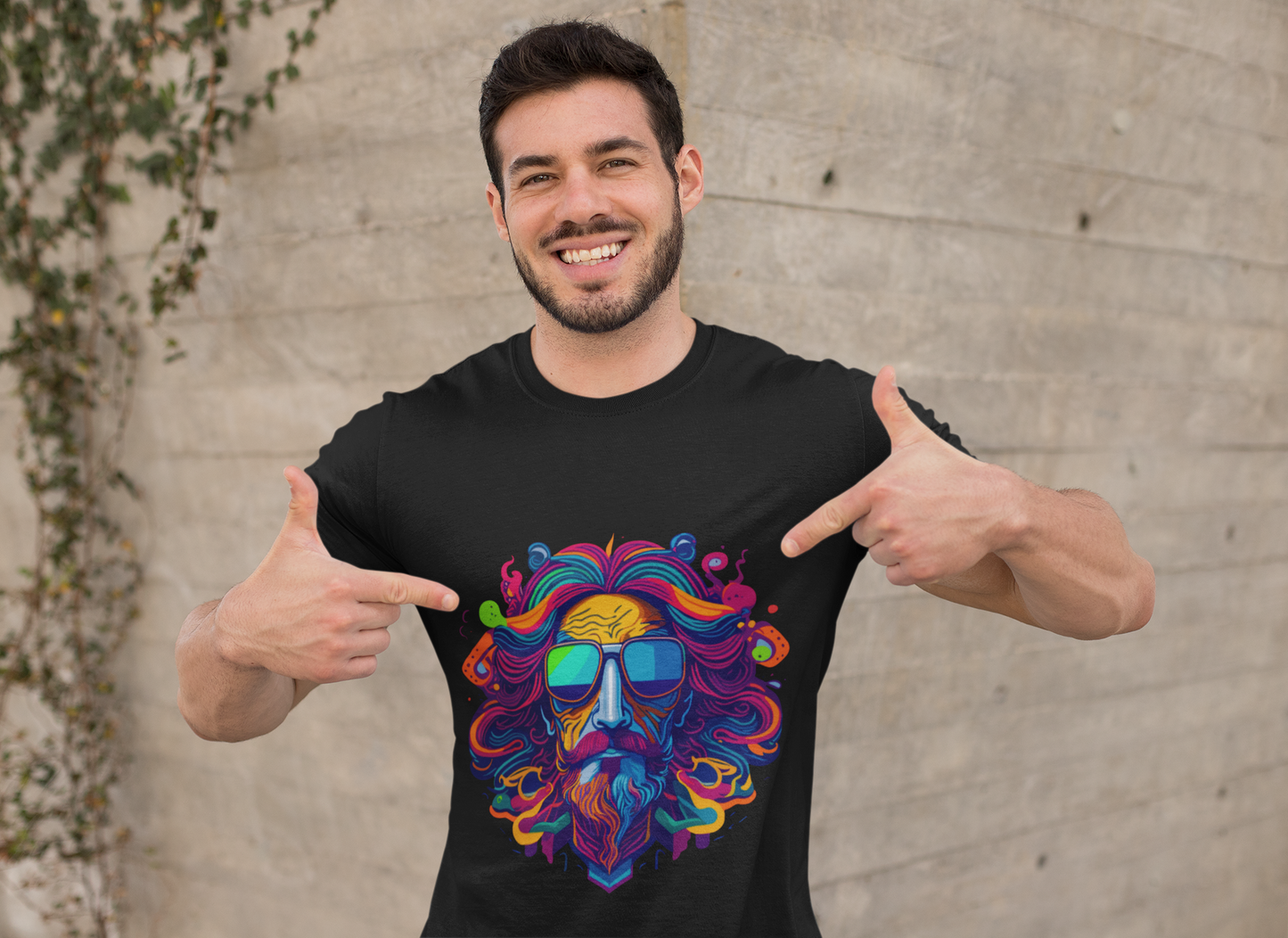Psychedelic Free Spirit Man Unisex Tee | Man Rebel Frequency