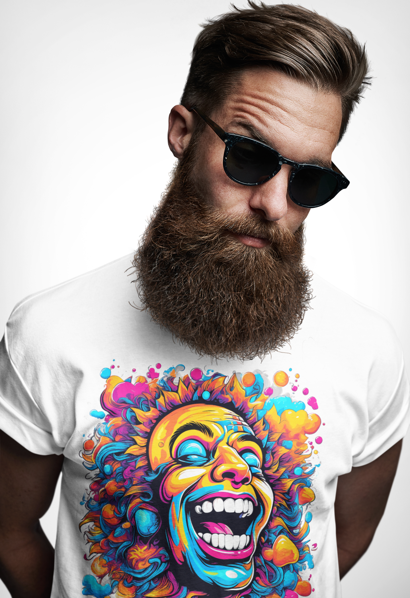 Psychedelic Happy Man Unisex T-Shirt | Happy Rebel Frequency
