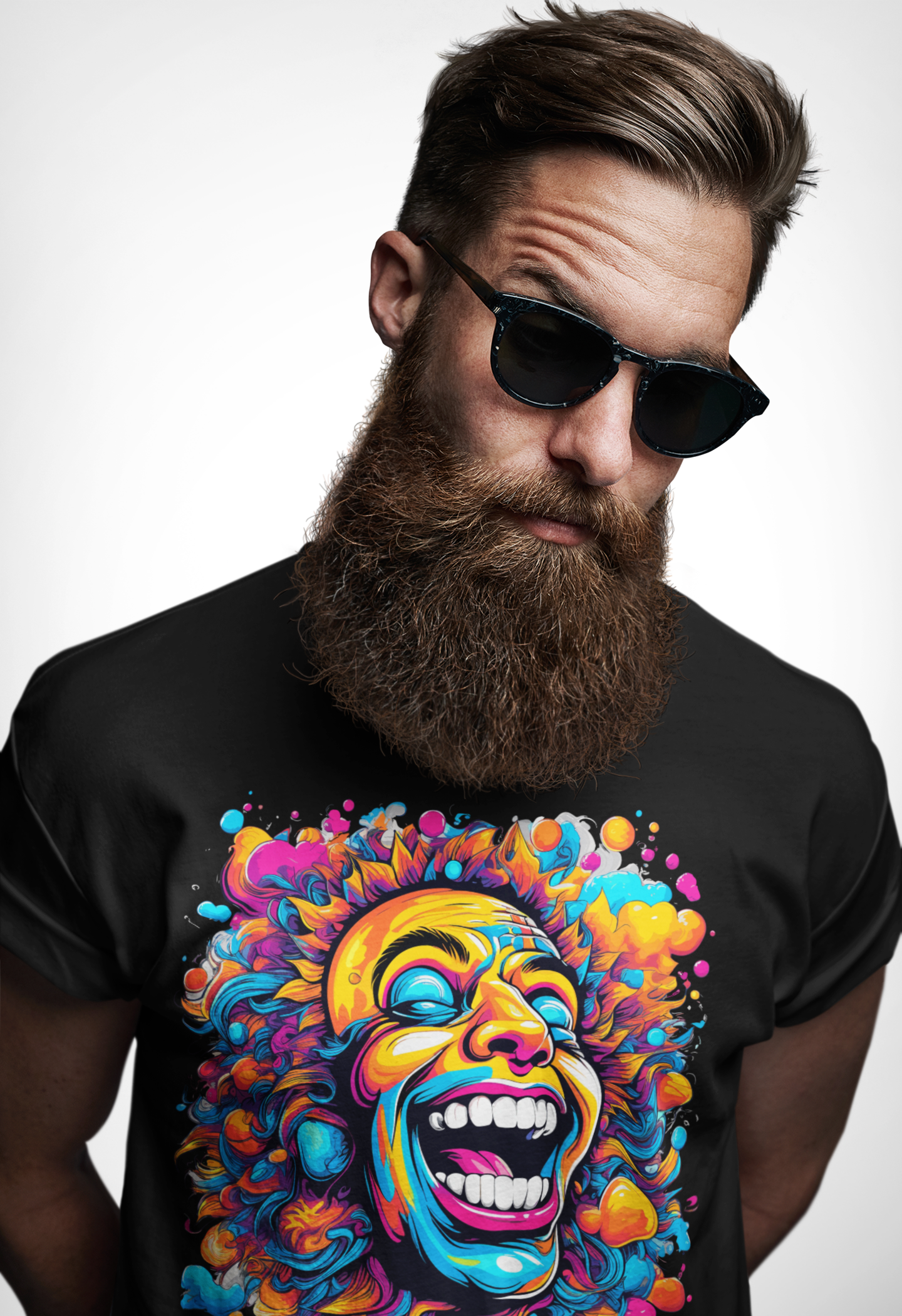 Psychedelic Happy Man Unisex T-Shirt | Happy Rebel Frequency