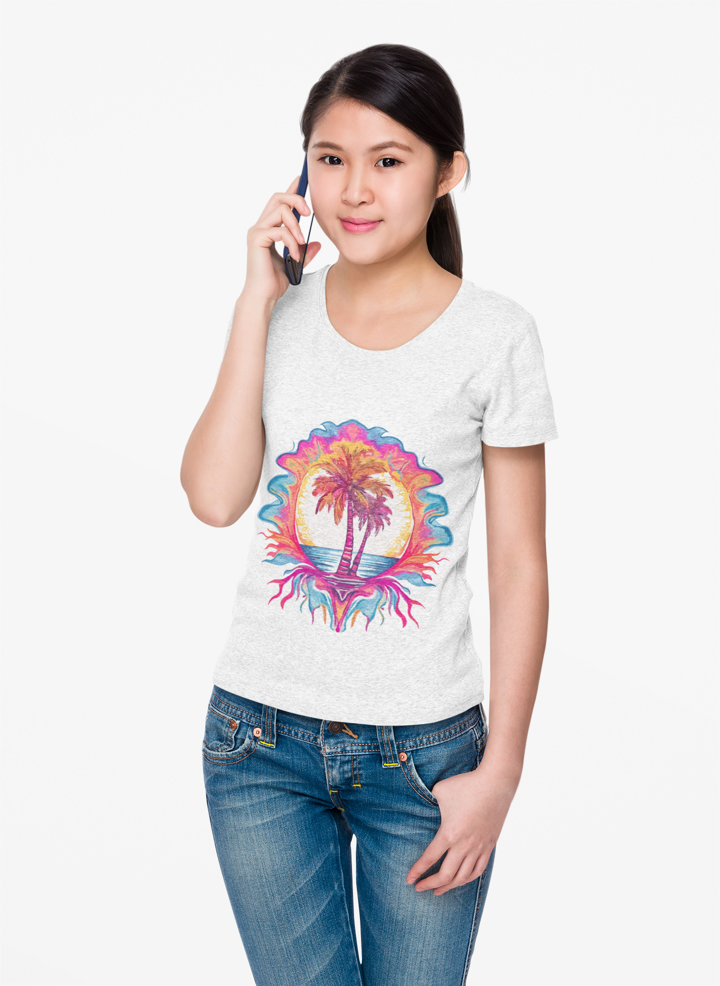 Psychedelic Island Vibe Unisex T-Shirt | Island Rebel Frequency