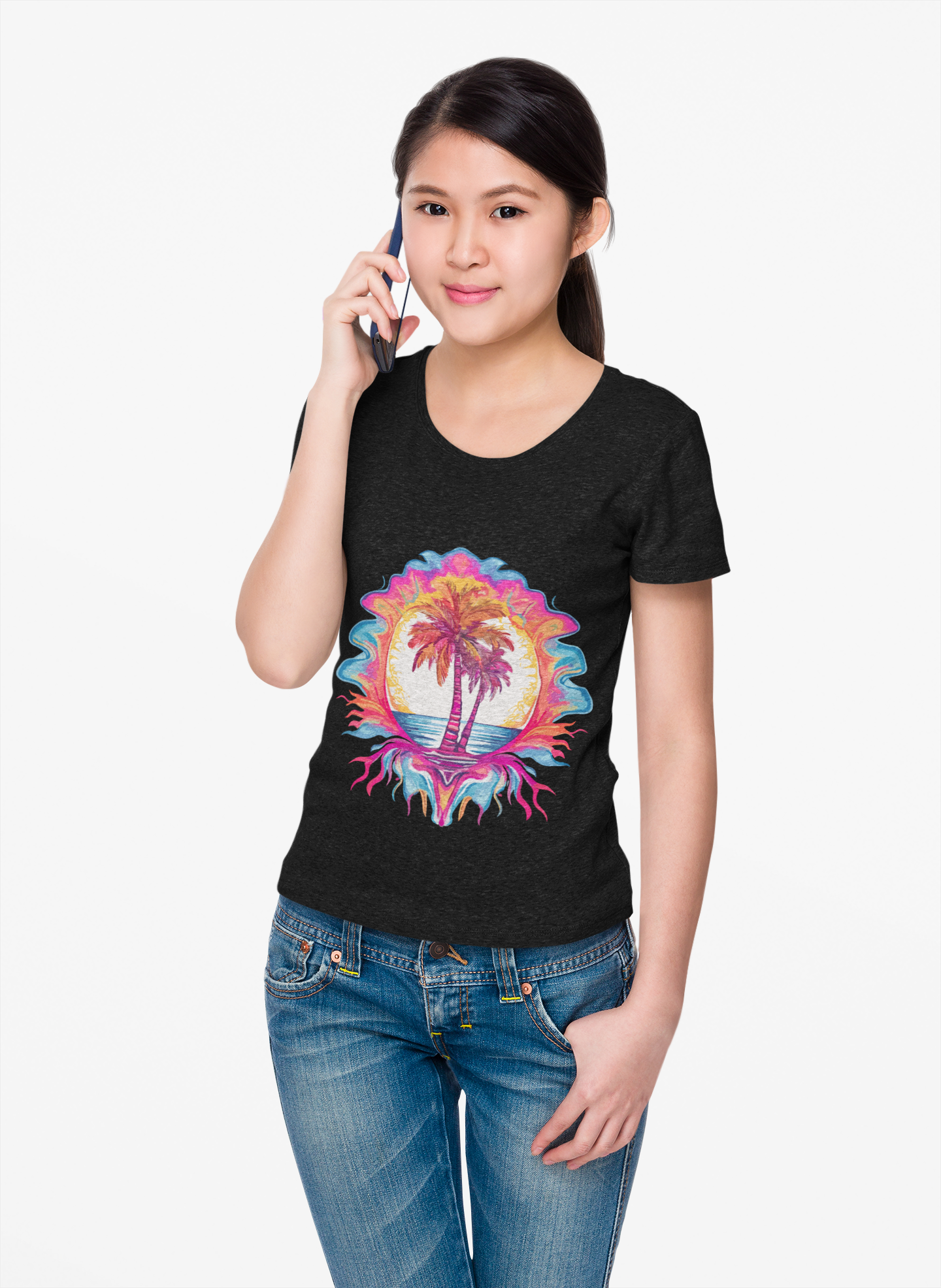 Psychedelic Island Vibe Unisex T-Shirt | Island Rebel Frequency