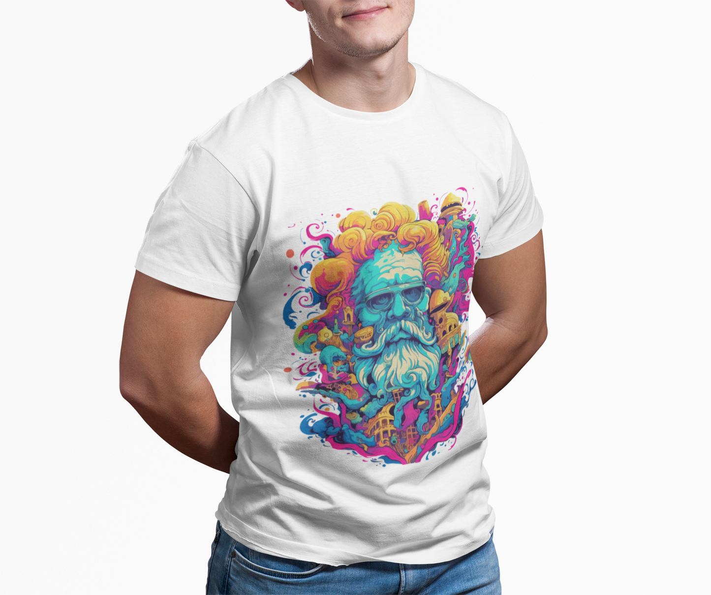 Psychedelic Zeus Unisex T-Shirt | Zeus Rebel Frequency