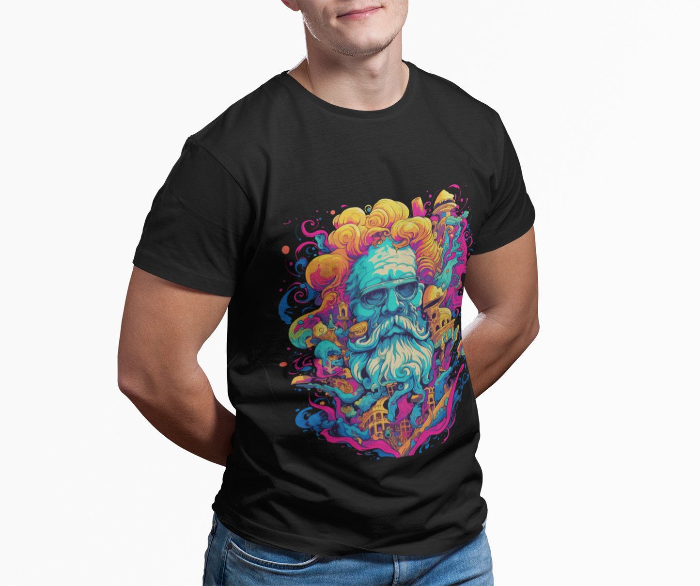 Psychedelic Zeus Unisex T-Shirt | Zeus Rebel Frequency