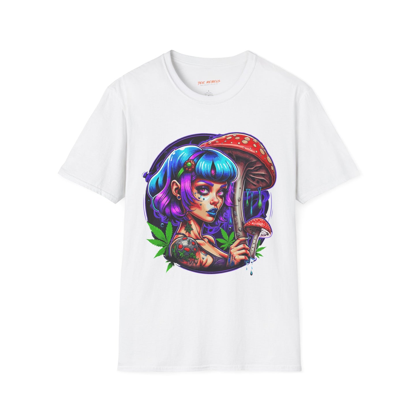 Psychedelic Lady Fungi Unisex T-Shirt | Fungi Rebel Frequency