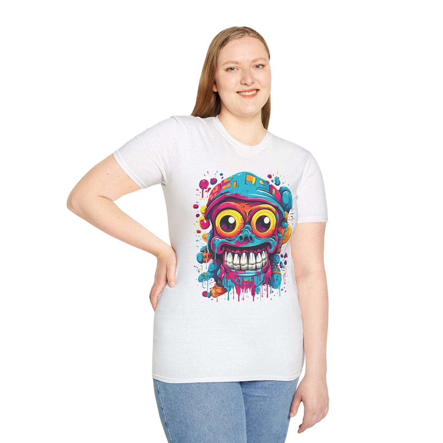 Psychedelic Smiley Eyez Unisex T-Shirt | Smiley Rebel Frequency