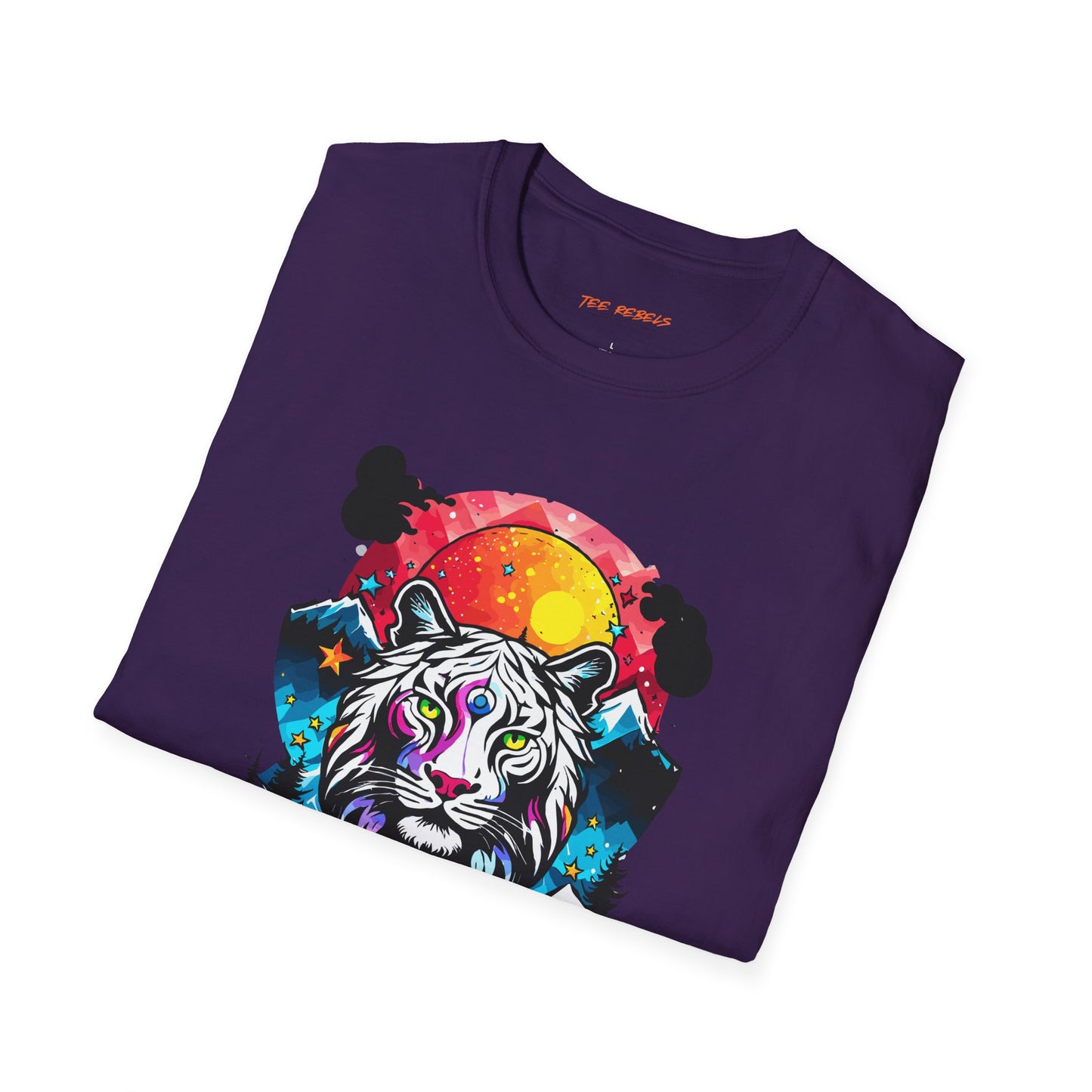 Mystic Tiger Teeshirt | Unisex Softstyle Tee for Nature Lovers | Tiger Frequency