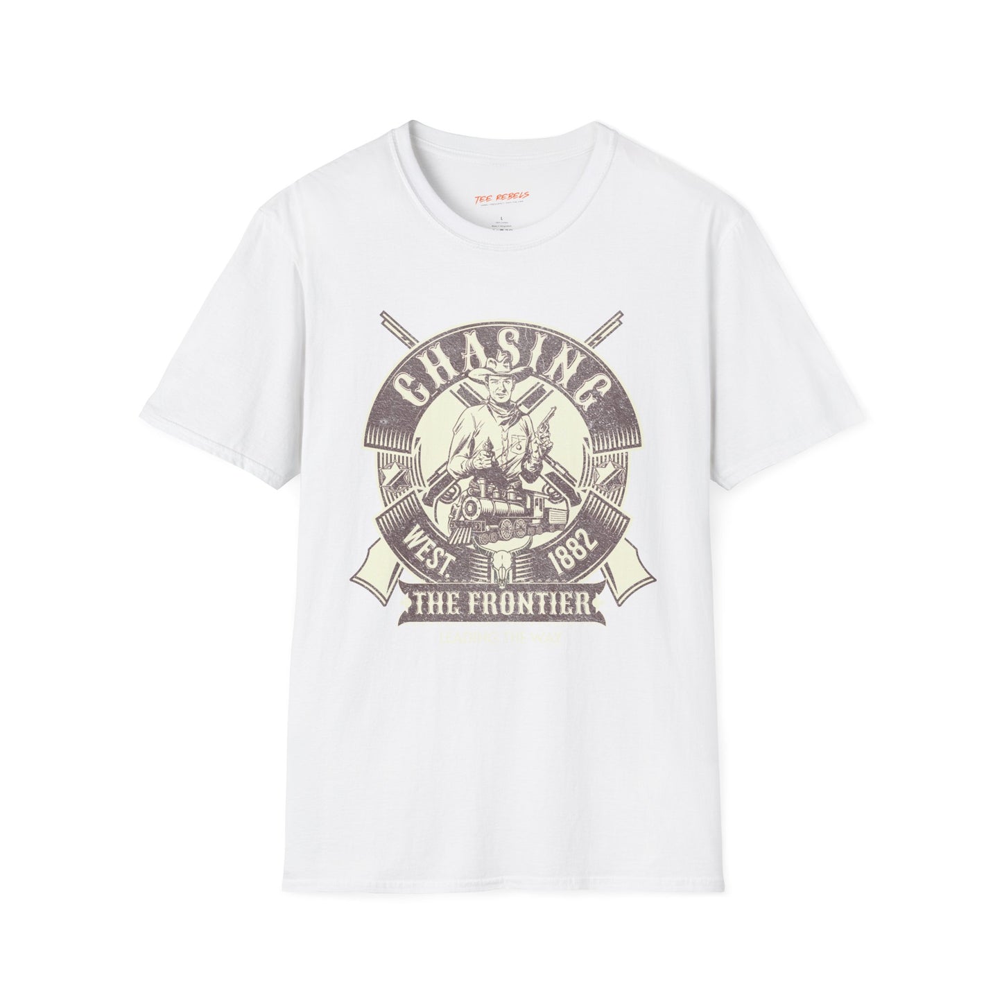 Chasing the Frontier Unisex Streetwear T-Shirt | Vintage Wild West Tee | American Western | Frontier Rebel Frequency